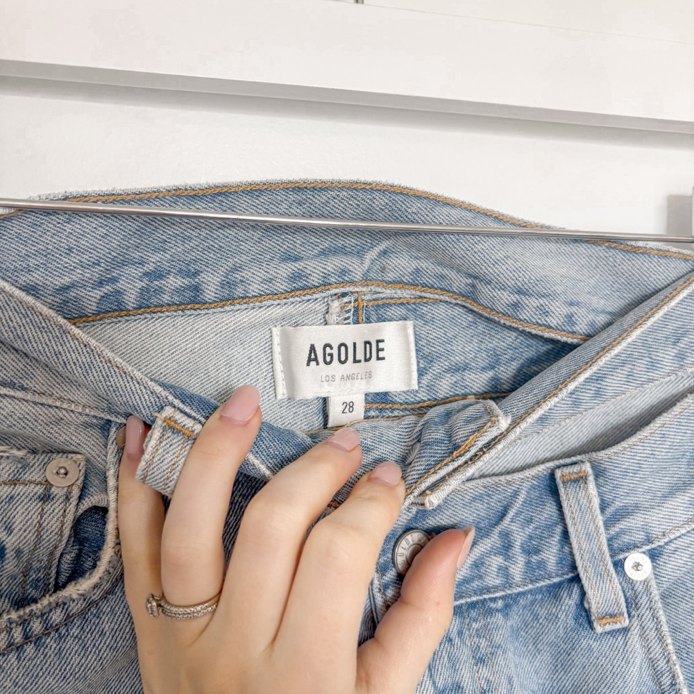 Agolde Broken Waistband Jeans in Sideline - Picture 6 of 7